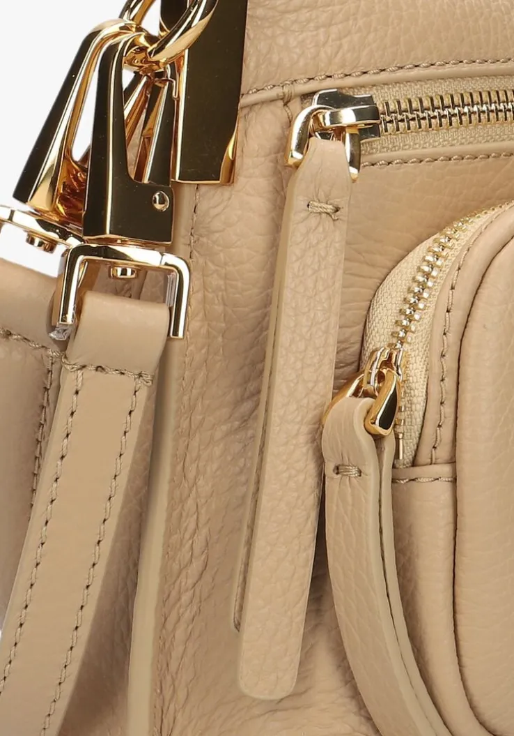 beige coccinelle schoudertas hyle