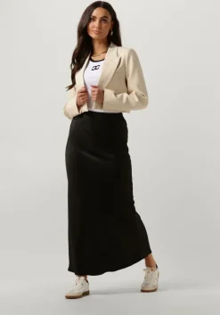 beige co'couture blazer vola crop blazer