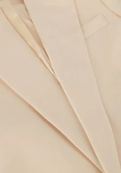 beige co'couture blazer vola crop blazer