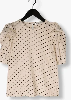 beige co'couture blouses dilan dot blouse