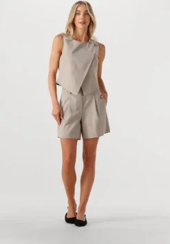 beige co'couture gilet vidacc wrap vest