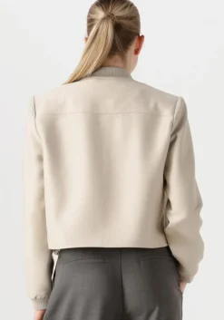 beige co'couture jack bostoncc crop jacket