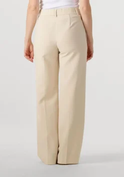 beige co'couture pantalon vola long wide pant
