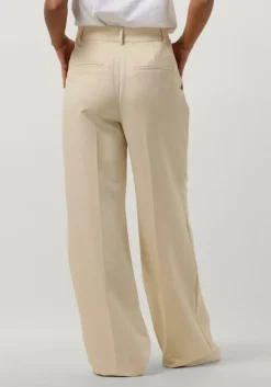beige co'couture pantalon vola pleated long pant