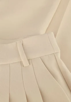 beige co'couture pantalon vola pleated long pant