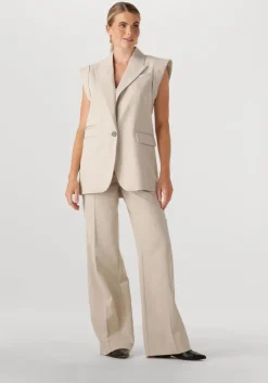 beige co'couture pantalon lisacc linnen ll pant