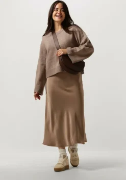 beige co'couture trui maja crop o knit