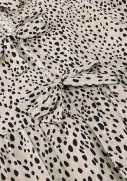 beige colourful rebel blouses lina cheetah bow top