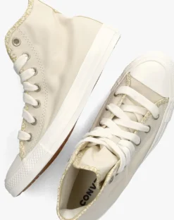 beige converse hoge sneakers chuck taylor all star