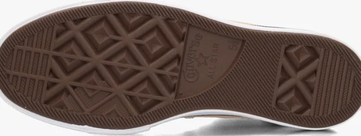 beige converse hoge sneakers chuck taylor all star lift hi