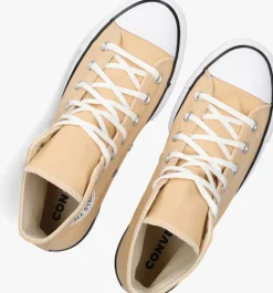 beige converse hoge sneakers chuck taylor all star lift hi