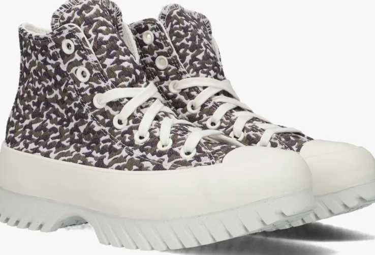 beige converse hoge sneakers chuck taylor all star lugged 2.0 hi