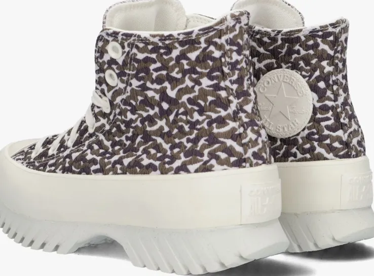 beige converse hoge sneakers chuck taylor all star lugged 2.0 hi