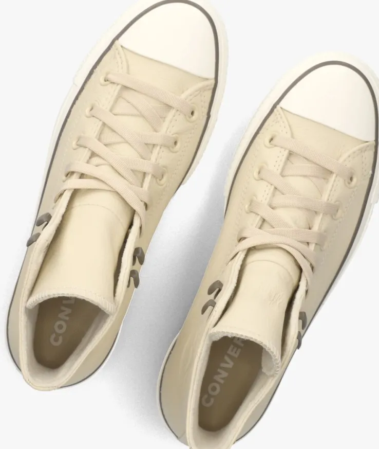 beige converse hoge sneakers chuck taylor all star lift hi