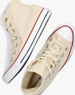 beige converse hoge sneakers chuck taylor all star classic