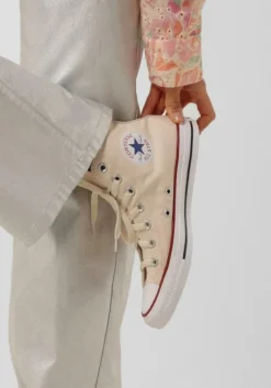 beige converse hoge sneakers chuck taylor all star classic