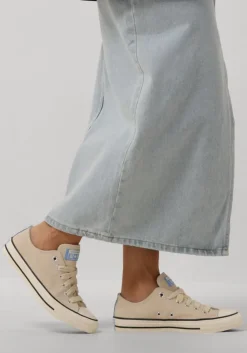 beige converse lage sneakers chuck taylor all star ox