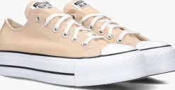 beige converse lage sneakers chuck taylor all star lift ox