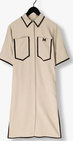 beige copenhagen muse midi jurk si shirt dress