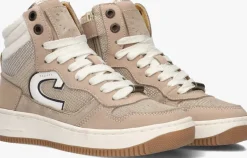 beige cruyff junior hoge sneakers campo high