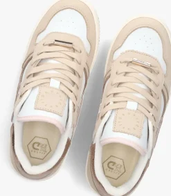 beige cruyff junior lage sneakers campo low
