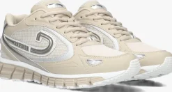 beige cruyff lage sneakers flash eclectic