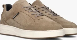 beige cycleur de luxe lage sneakers commuter