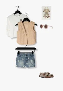 beige daily7 gilet gilet embroidery