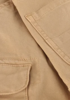 beige daily7 joggingbroek cargo twill pants