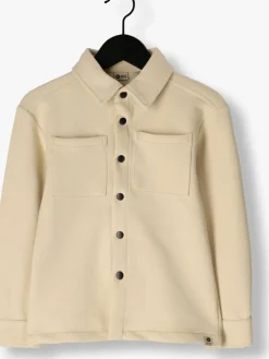 beige daily7 overhemd shirt jacket structure