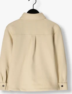 beige daily7 overhemd shirt jacket structure