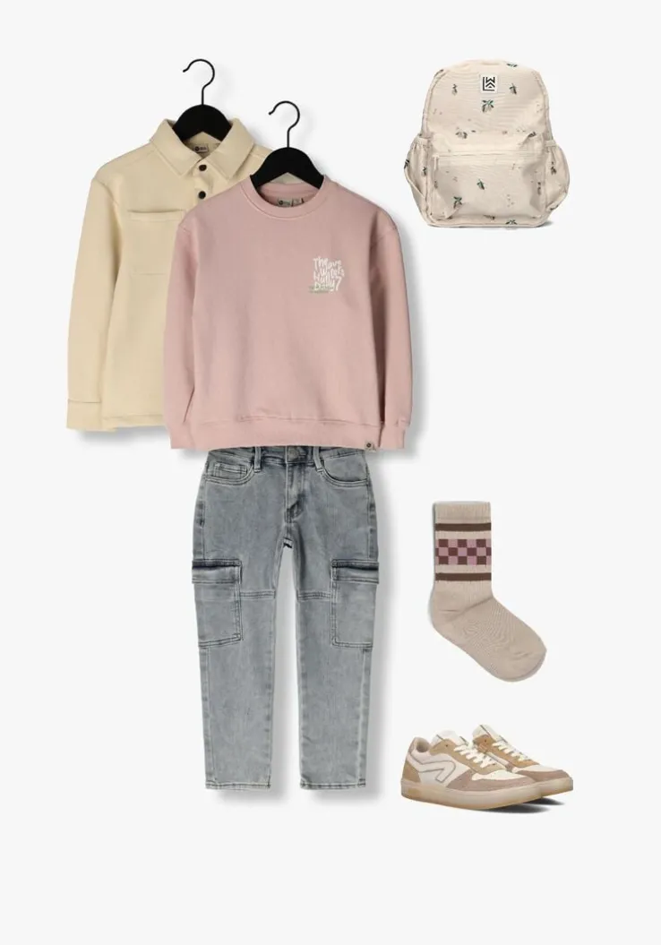 beige daily7 overhemd shirt jacket structure