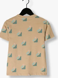 beige daily7 t-shirt t-shirt allover print