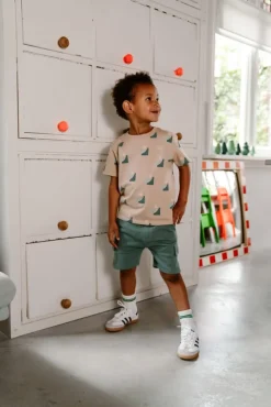 beige daily7 t-shirt t-shirt allover print