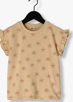beige daily7 t-shirt t-shirt small flower