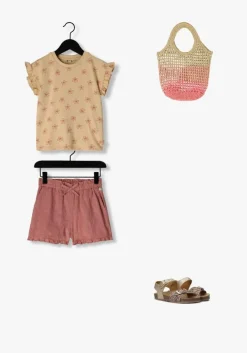 beige daily7 t-shirt t-shirt small flower