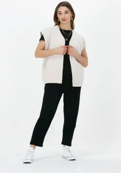 beige 10days gilet quilted fleece vest