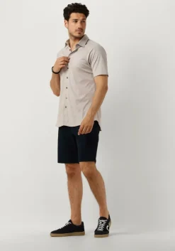 beige desoto casual overhemd desoto kent 1/2