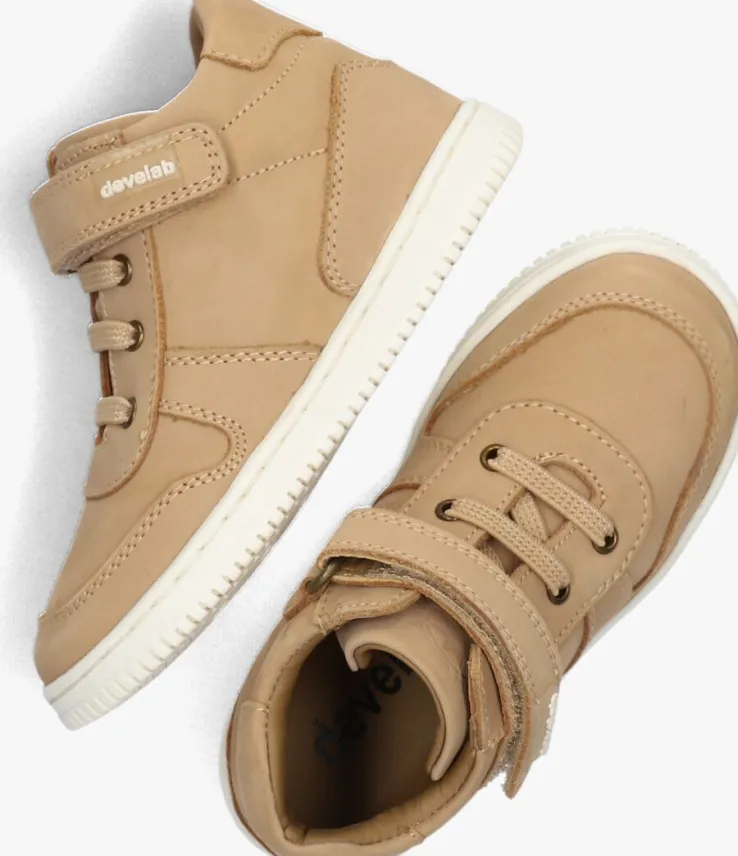 beige develab hoge sneakers 44331