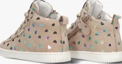 beige develab hoge sneaker 44324