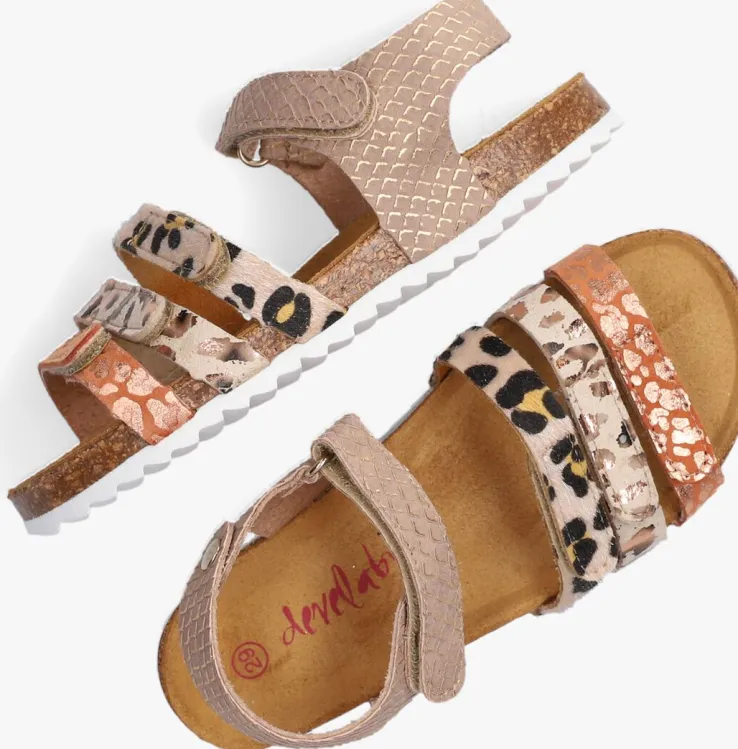 beige develab platte sandalen 48304