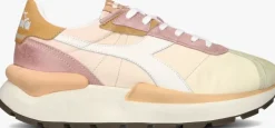 beige diadora lage sneakers mercury faded