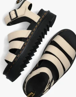 beige dr martens sandalen blaire