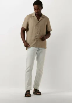 beige drykorn casual overhemd bijan_2 126004