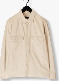 beige drykorn overshirt gunray