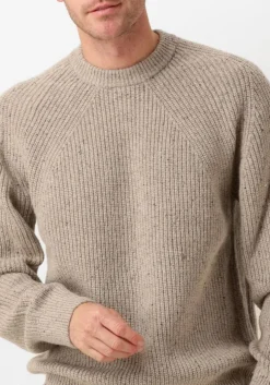 beige drykorn trui rippley