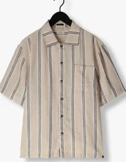 beige dstrezzed casual overhemd ds_saul shirt