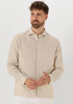 beige dstrezzed casual overhemd jagger shirt