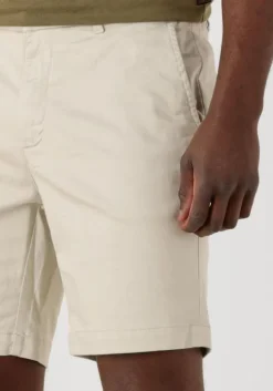 beige dstrezzed korte broek lancaster shorts