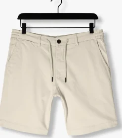 beige dstrezzed korte broek lancaster shorts